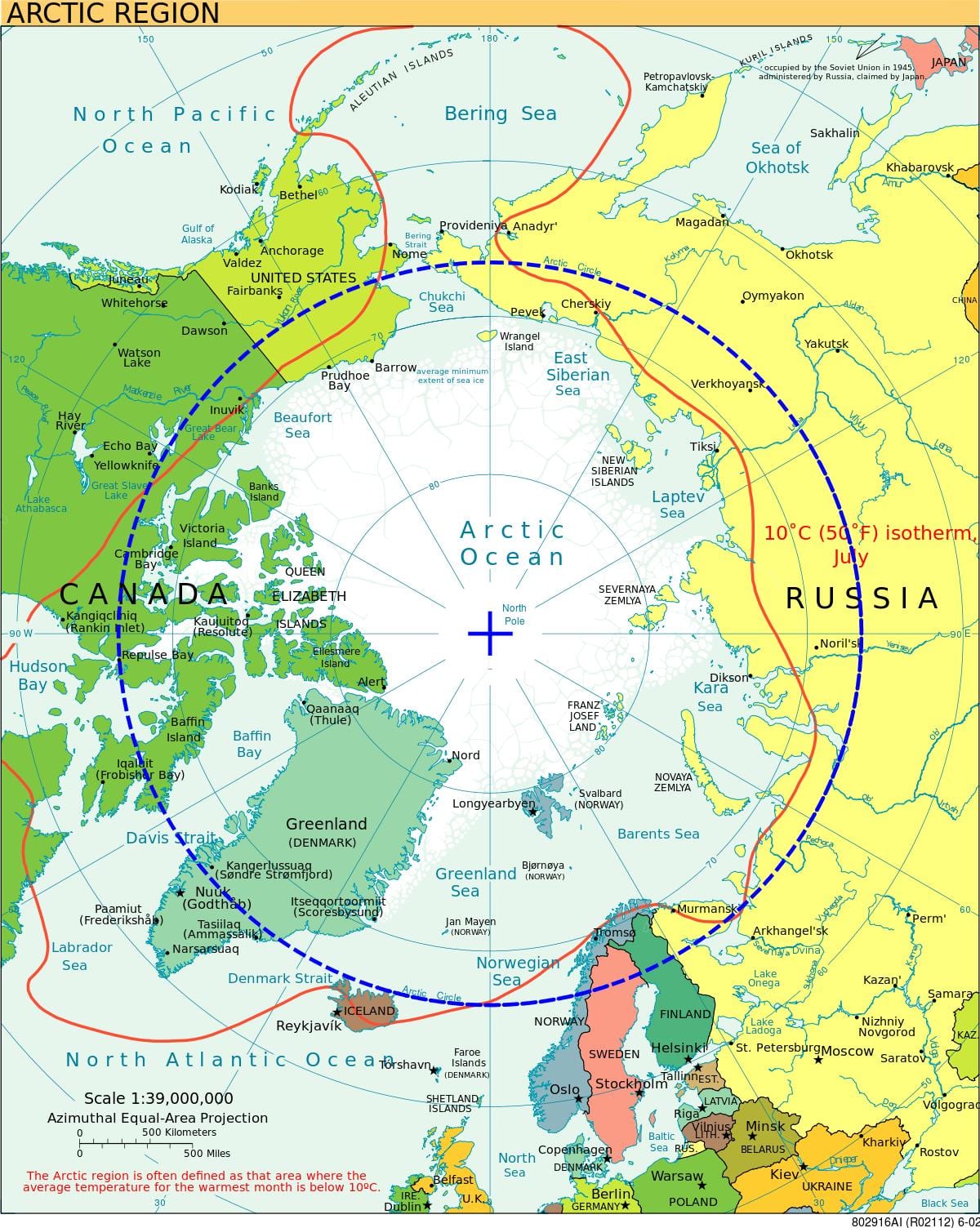 arktyczna Norwegia mapie