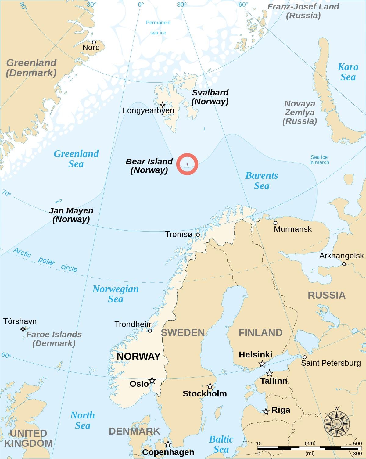 Mapa Norwegii wyspy 