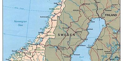 Jazda mapa Norwegii
