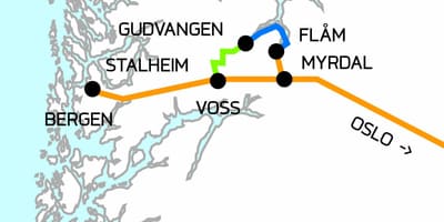 Mapa Norwegia w pigułce