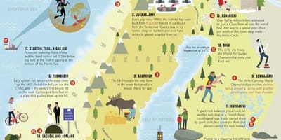 Norwegia powinna zobacz mapę